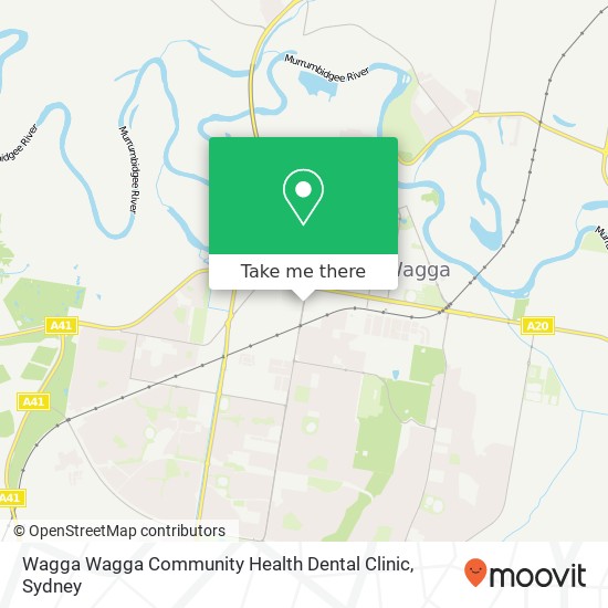 Wagga Wagga Community Health Dental Clinic map