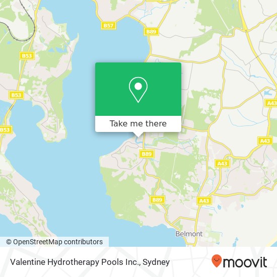 Valentine Hydrotherapy Pools Inc. map