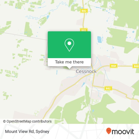 Mount View Rd map