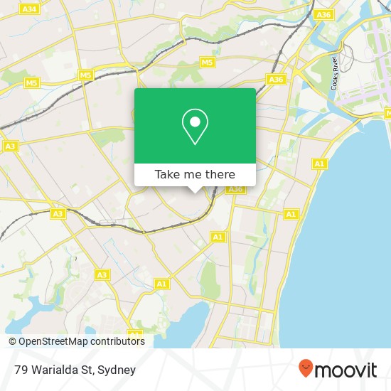 Mapa 79 Warialda St