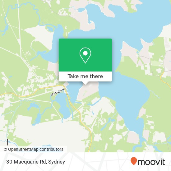 Mapa 30 Macquarie Rd