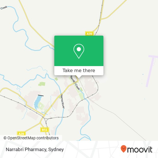 Narrabri Pharmacy map