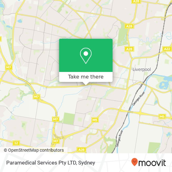 Paramedical Services Pty LTD map