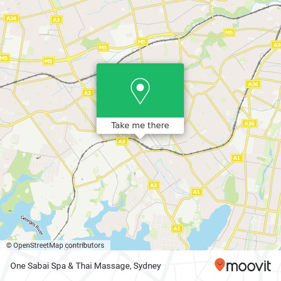 One Sabai Spa & Thai Massage map