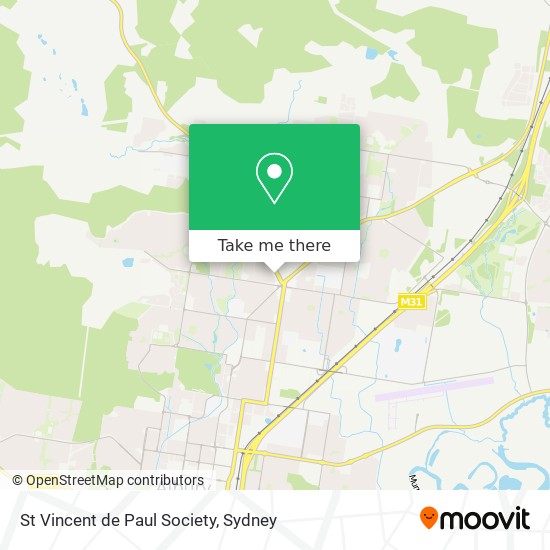 St Vincent de Paul Society map