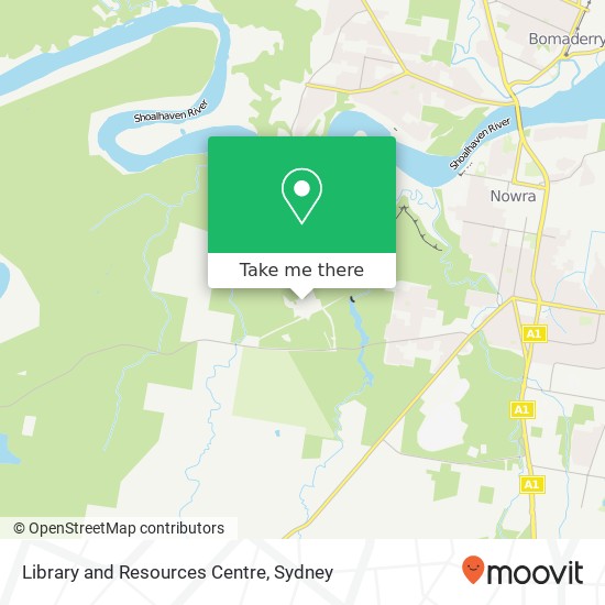 Library and Resources Centre map