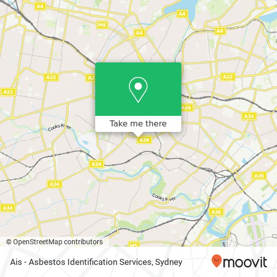 Ais - Asbestos Identification Services map