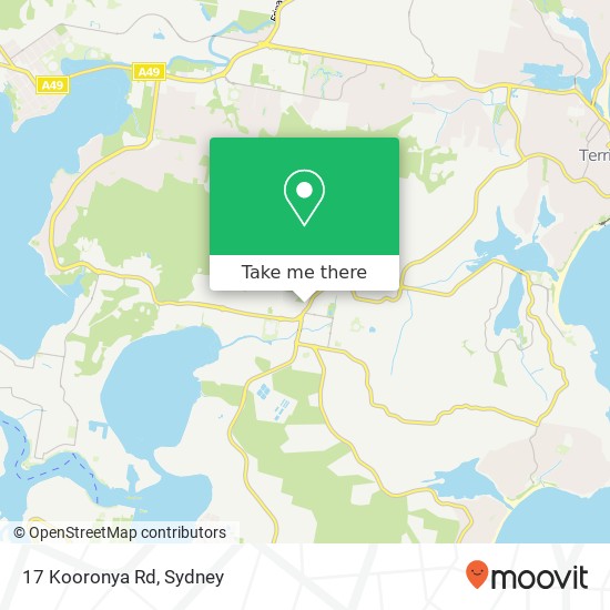 17 Kooronya Rd map