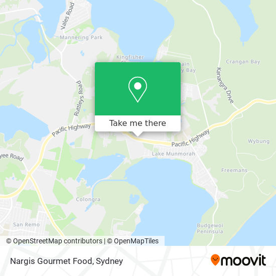 Nargis Gourmet Food map