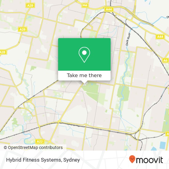 Hybrid Fitness Systems map