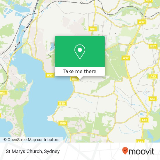 St Marys Church map