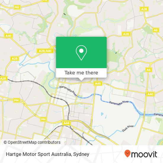 Mapa Hartge Motor Sport Australia