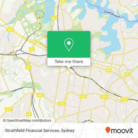 Strathfield Financial Services map