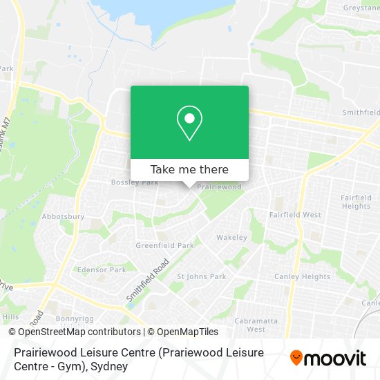 Mapa Prairiewood Leisure Centre (Prariewood Leisure Centre - Gym)
