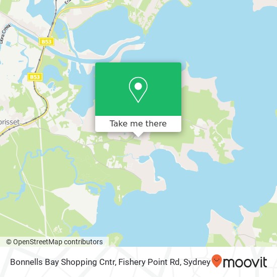 Bonnells Bay Shopping Cntr, Fishery Point Rd map