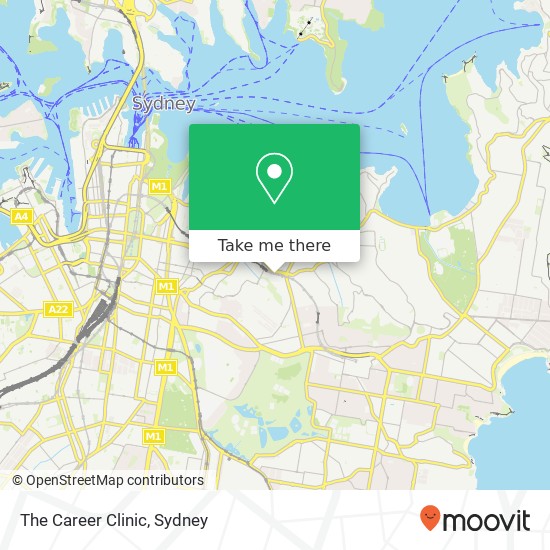 The Career Clinic map