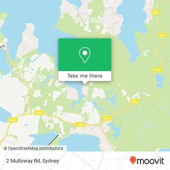 Mapa 2 Mulloway Rd