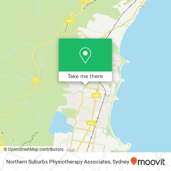 Northern Suburbs Physiotherapy Associates map
