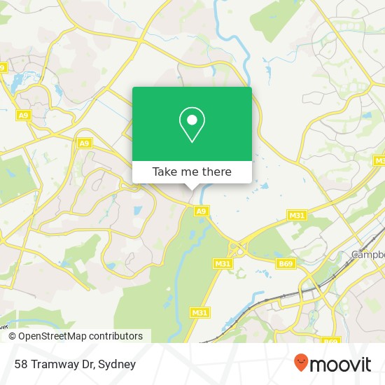 58 Tramway Dr map