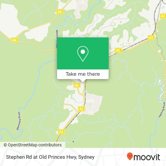 Mapa Stephen Rd at Old Princes Hwy