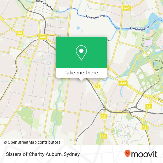 Sisters of Charity Auburn map