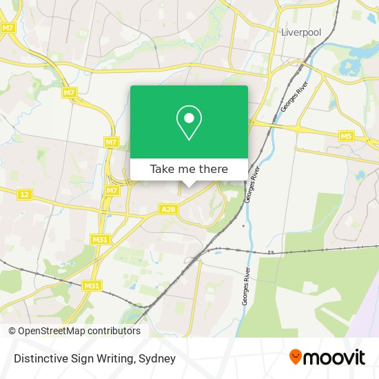 Distinctive Sign Writing map