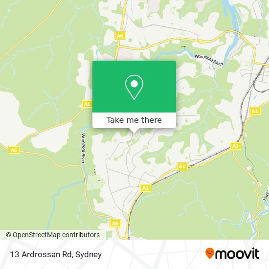 13 Ardrossan Rd map