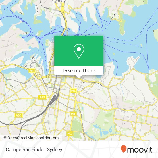 Campervan Finder map