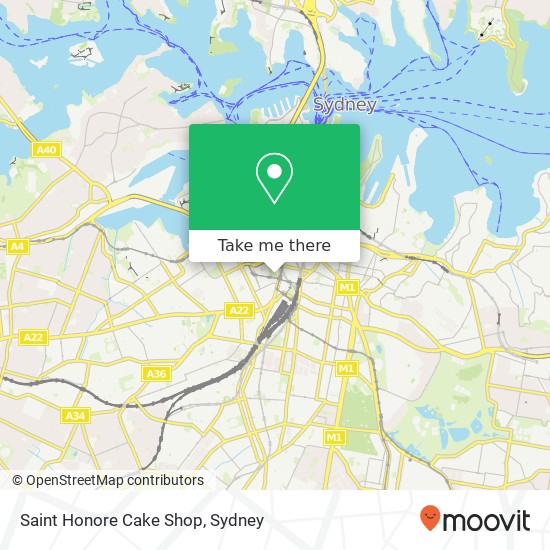 Saint Honore Cake Shop map