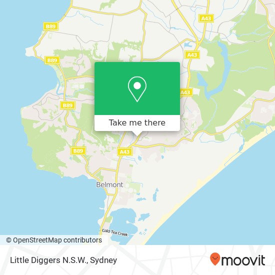 Little Diggers N.S.W. map