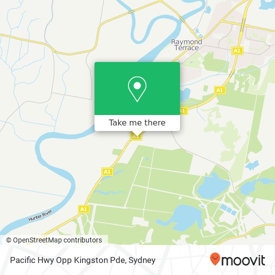 Pacific Hwy Opp Kingston Pde map