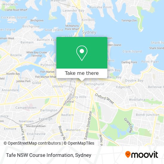 Tafe NSW Course Information map