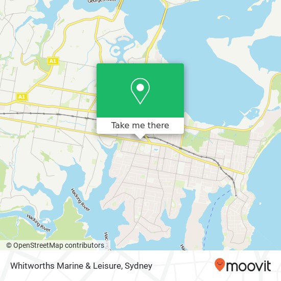 Whitworths Marine & Leisure map