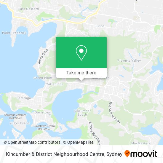 Mapa Kincumber & District Neighbourhood Centre