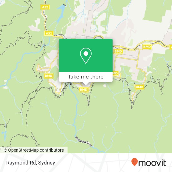 Raymond Rd map