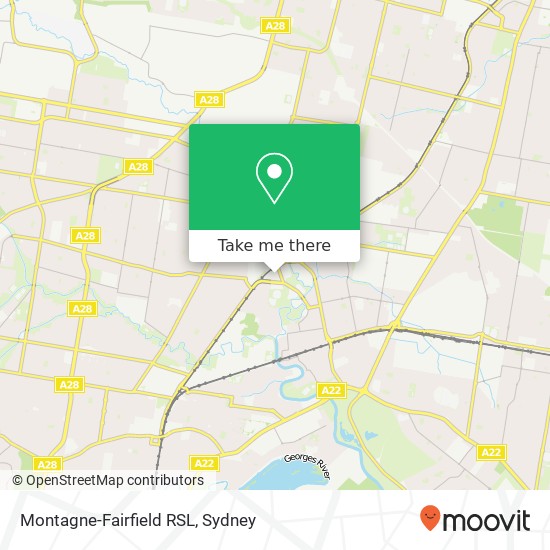 Montagne-Fairfield RSL map
