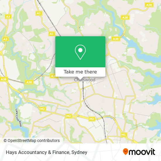 Mapa Hays Accountancy & Finance