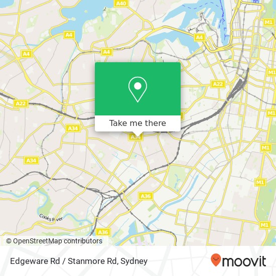 Edgeware Rd / Stanmore Rd map