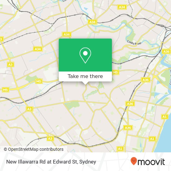 New Illawarra Rd at Edward St map