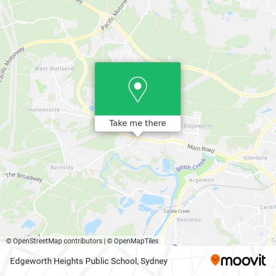 Mapa Edgeworth Heights Public School