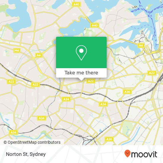 Norton St map