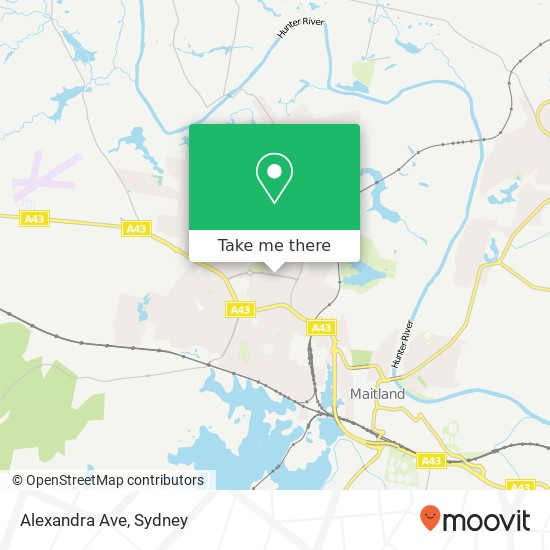 Alexandra Ave map