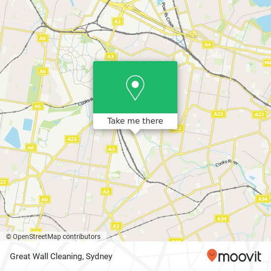 Mapa Great Wall Cleaning