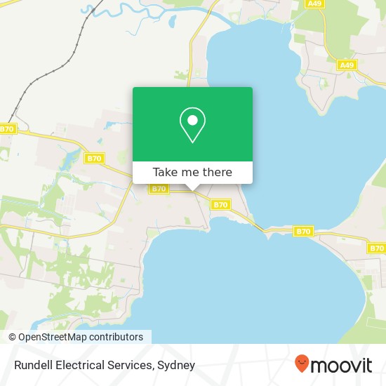 Mapa Rundell Electrical Services