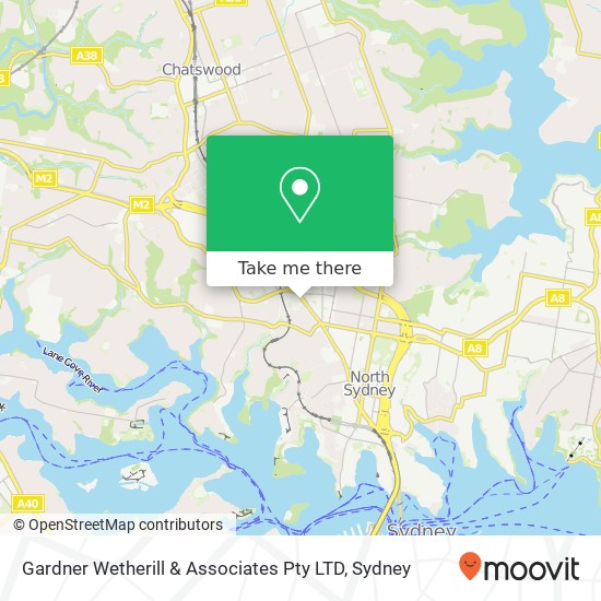 Gardner Wetherill & Associates Pty LTD map