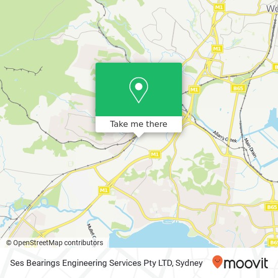 Ses Bearings Engineering Services Pty LTD map