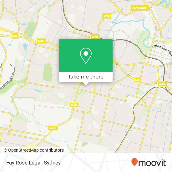 Mapa Fay Rose Legal