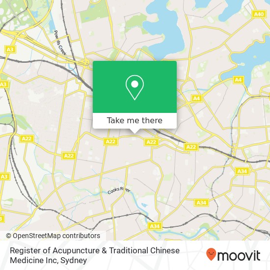 Register of Acupuncture & Traditional Chinese Medicine Inc map