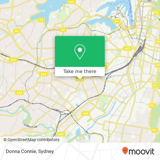 Donna Connie map