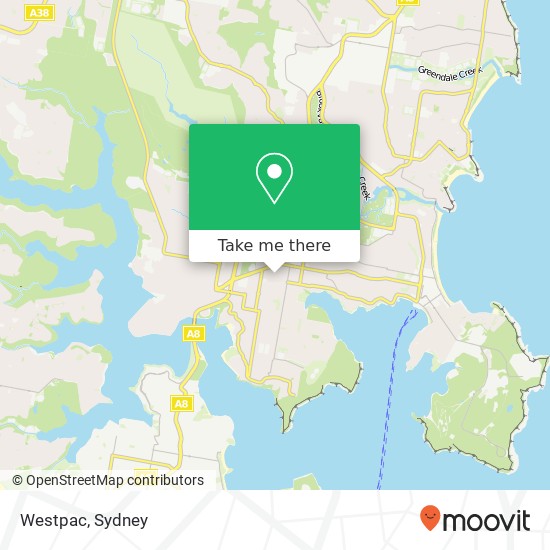 Westpac map